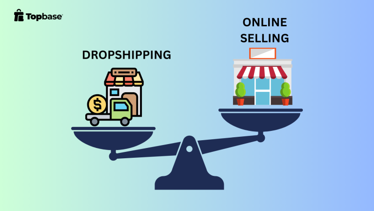 Comparison between Dropshipping and Traditional Online Selling